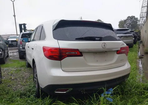 2015 Acura Mdx Technology Package from USA, damaged, VIN 5FRYD4H46FB028559